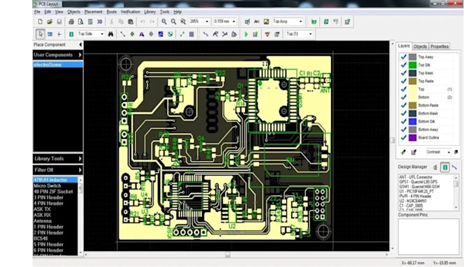 design pcb, injection mold, dfm analysis and deliver gerber files