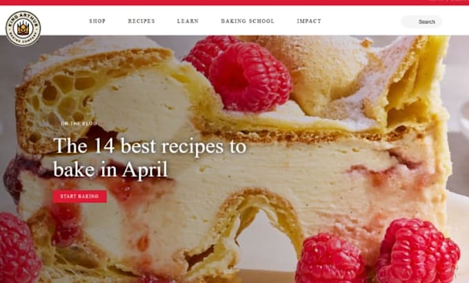 design bakery website cupcake website dessert shop website
