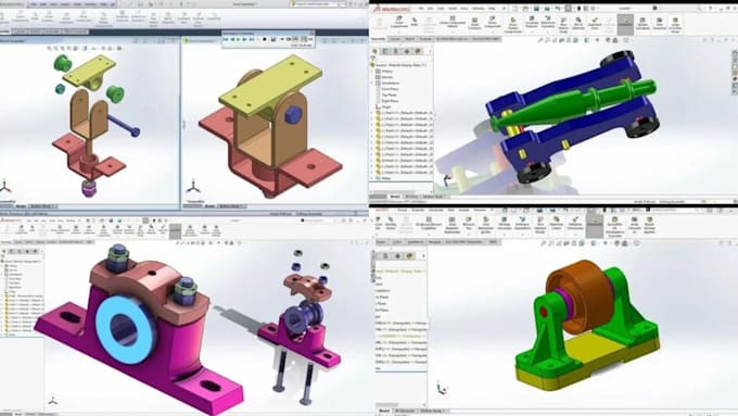 Mechanical parametric solidworks 3d cad modeling for cnc injection ...