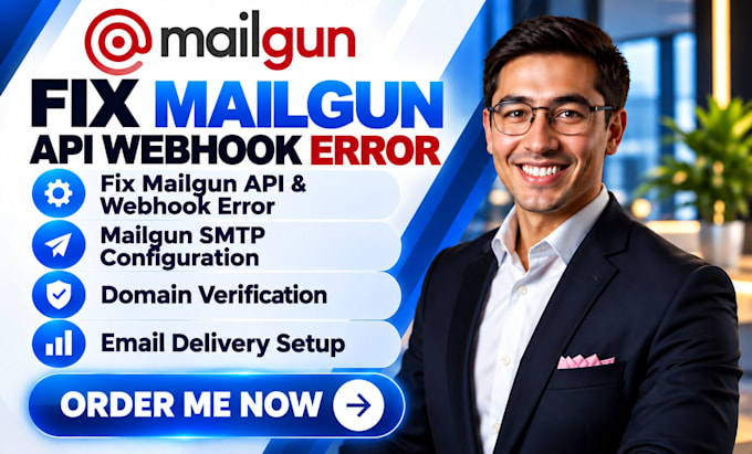 fix mailgun API webhook error mailgun SMTP domain verification email delivery
