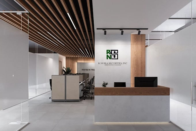 remodel modern office design,coworkspace layout,commercial interior render,lobby