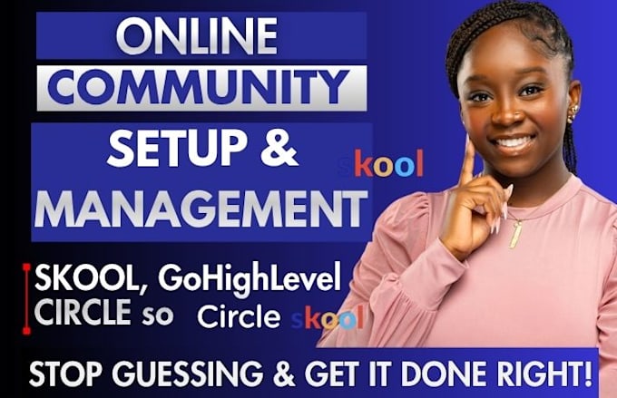 skool community setup online circle so ghl skool management