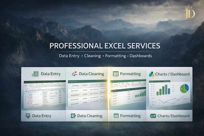 do excel data cleaning, formatting and spreadsheet templates