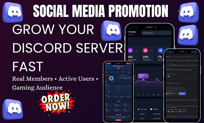 grow your gaming discord server with real active members minecraft, fivem, rust