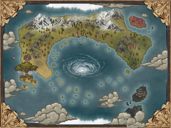 create a custom fantasy map