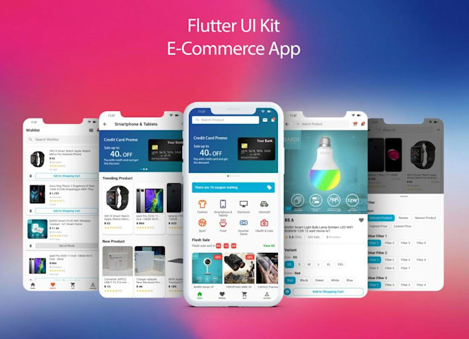 Develop android and ios app using flutter and publish to play store and ...