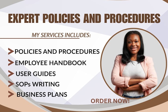 do policy and procedure, sops, compliance manuals and user guide