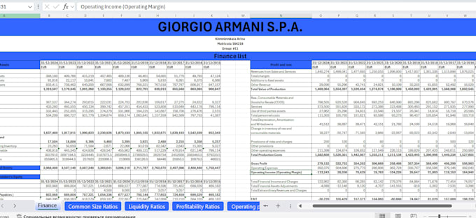 do projects in excel