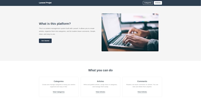 built management system website