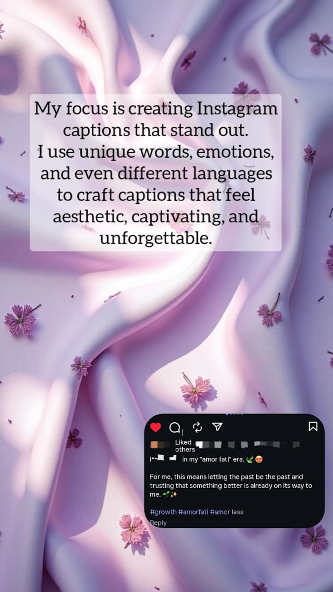 write instagram captions and social media posts