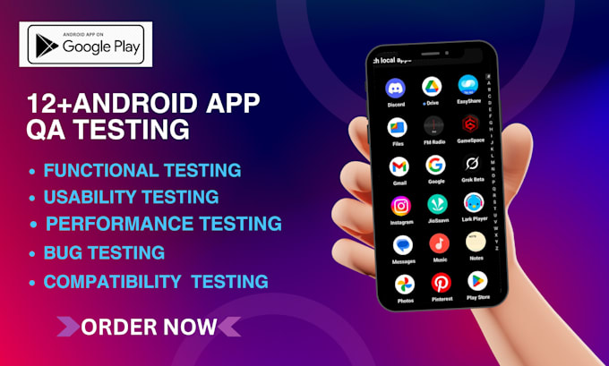 android testing 12 to 20 tester mobile app testing beta tester