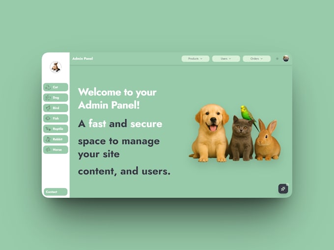 build a nextjs ecommerce website with admin dashboard