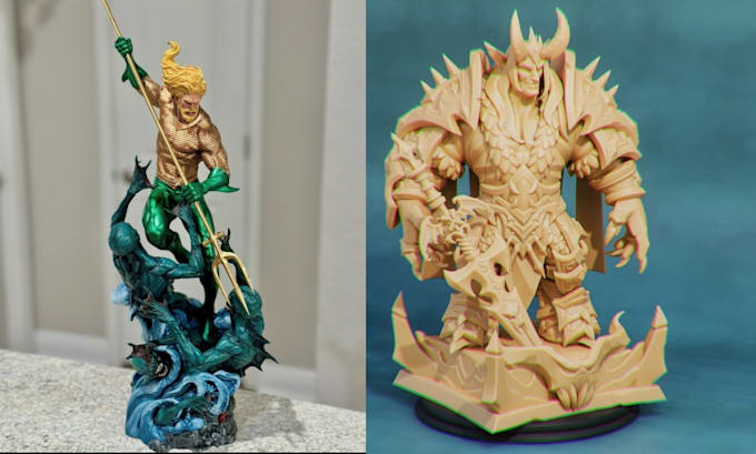 3d print and paint action miniature painting tabletop custom 3d printed figures