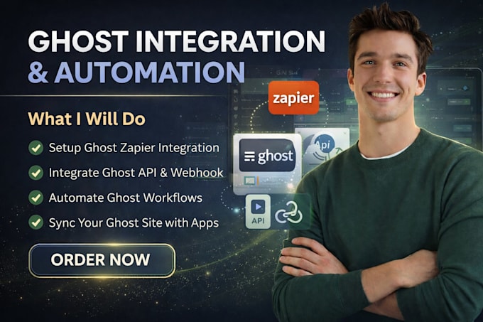 setup ghost zapier ghost integration ghost API ghost webhook automation