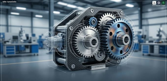 create high quality mechanical 3d renders and technical art