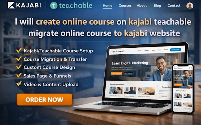 create kajabi online course teachable website migrate kajabi teachable website