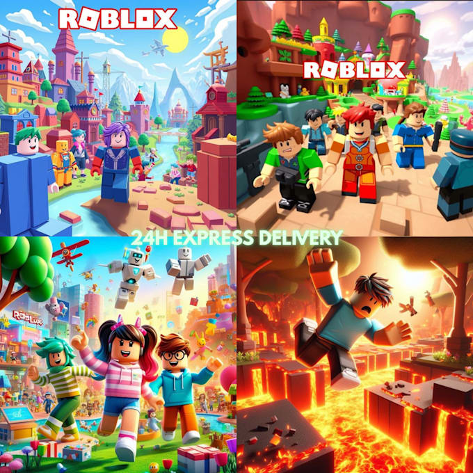 make professional roblox youtube thumbnail for you