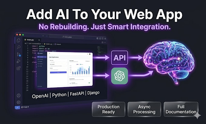integrate ai and openai API into your web application