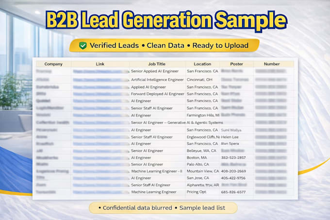 do b2b lead generation and find targeted leads