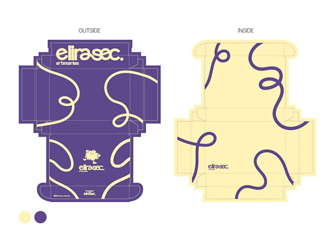 design premium box packaging and die lines