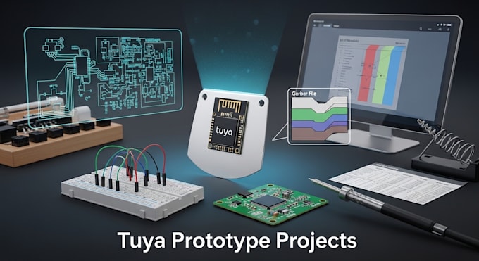 do tuya module, firmware, pcb, schematic, gerber, bom tuya prototype projects