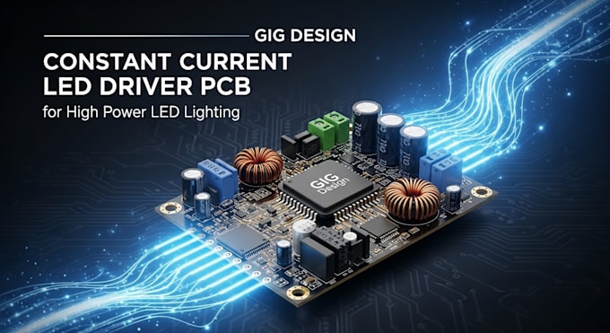 design constant current led driver pcb for high power led lighting