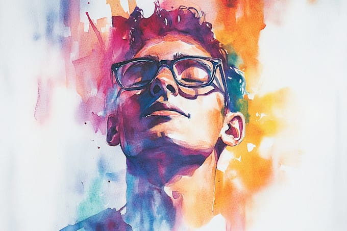 draw a watercolor illustration