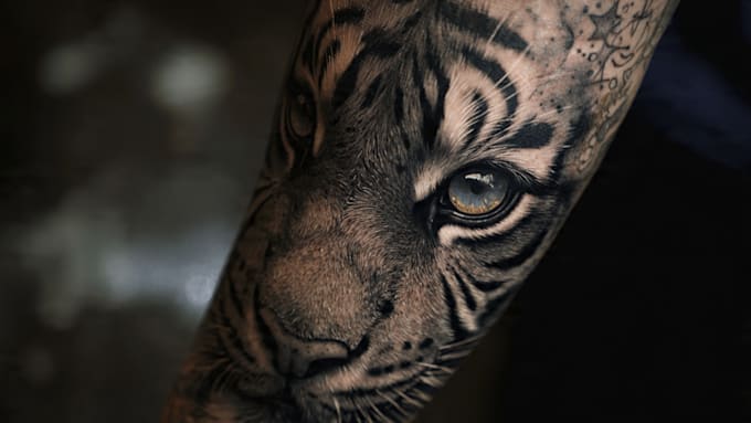 unique customized realism tattoo design