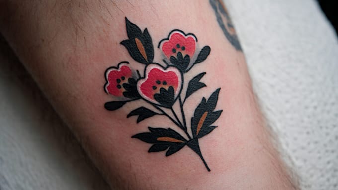 draw unique traditional tattoo design