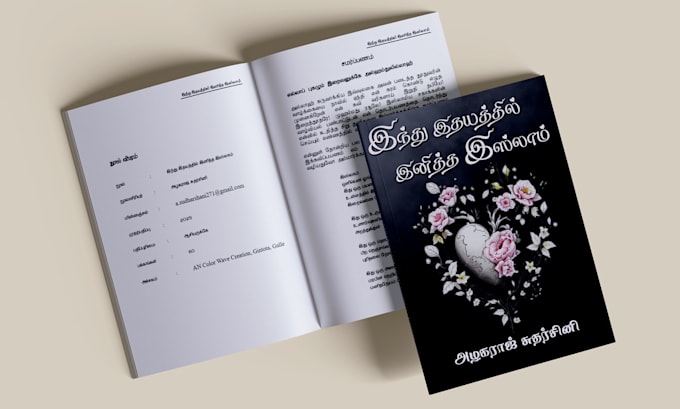 format tamil and english books for KDP ebook, print ready PDF