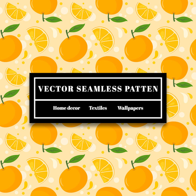 design seamless repeat vector patterns for you