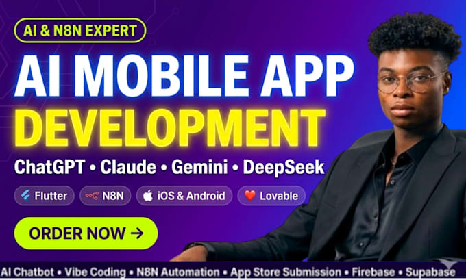 build ai mobile app, ai chatbot development, n8n for ios android with chatgpt