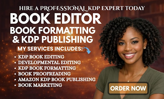 kdp book editing book formatting for amazon kindle paperback kdp book publishing