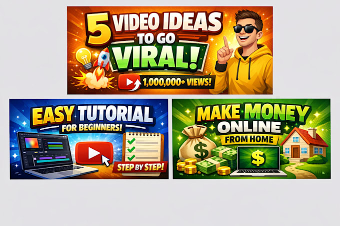 Design eye catching youtube thumbnail in canva for high ctr by ...