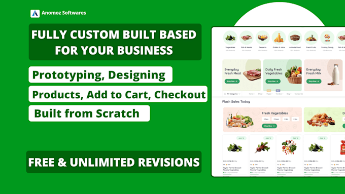 develop your custom ecommerce store