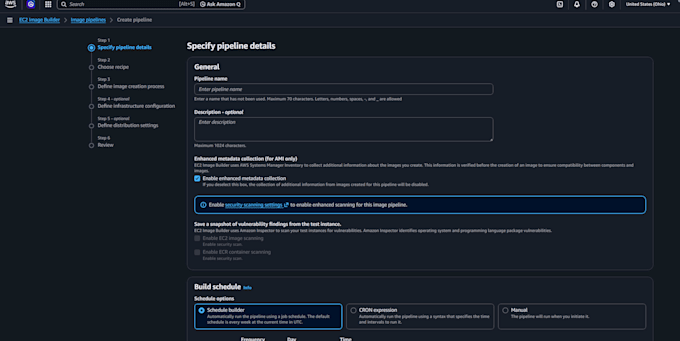 do cloud setup for a project as per requirement