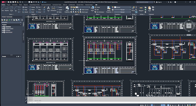 design electrical drawings in autocad