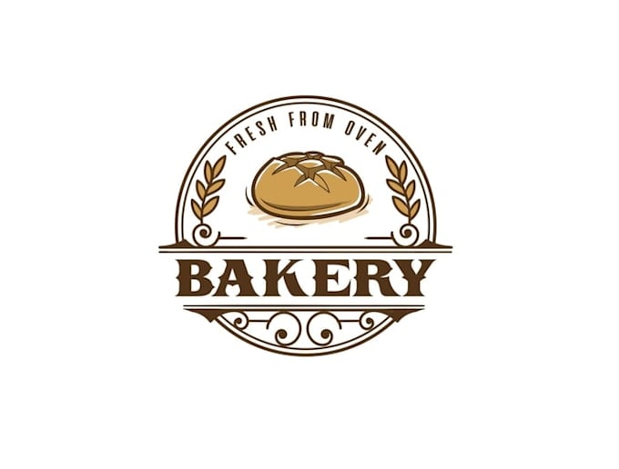 design a warm bakery logo with handmade style