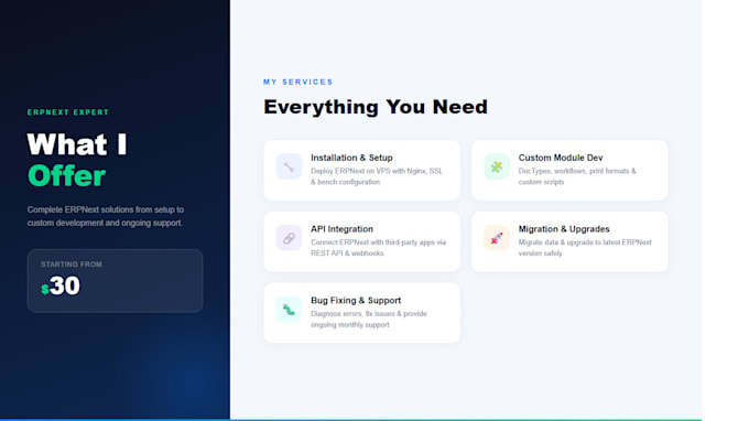 install, configure, and customize your erpnext system