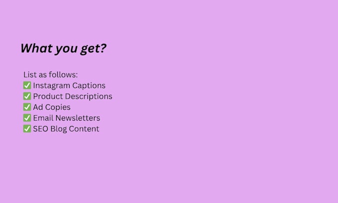 write ai powered SEO product descriptions and social media content