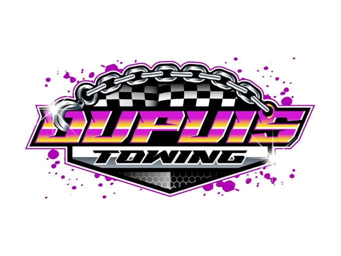 do branding dupuis towing logo