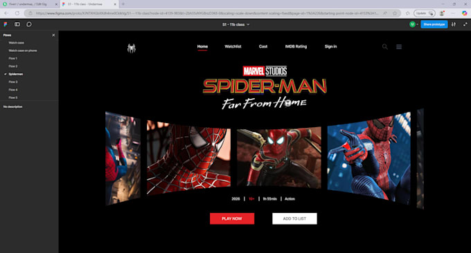 design a modern website UI mockup using figma