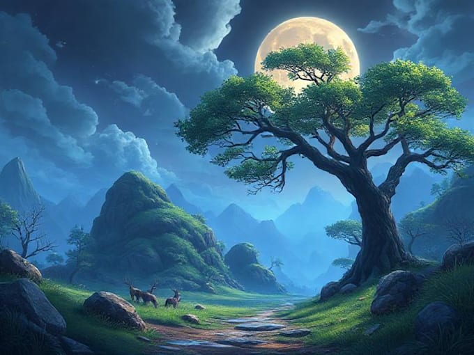 create 2d environment and game background for you