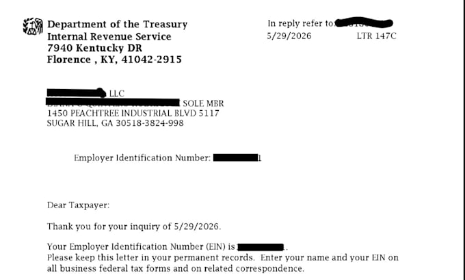 change your company name and address on your existing ein