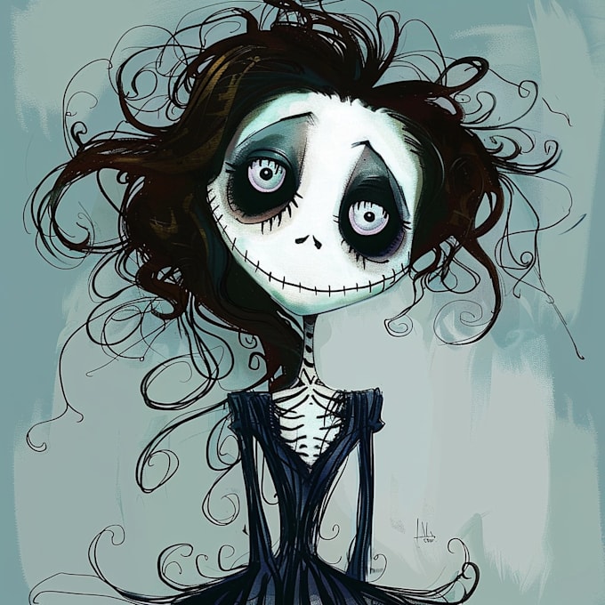 your avatar style tim burton