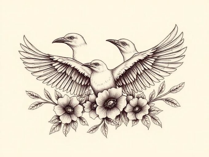 design a custom fine line minimal tattoo