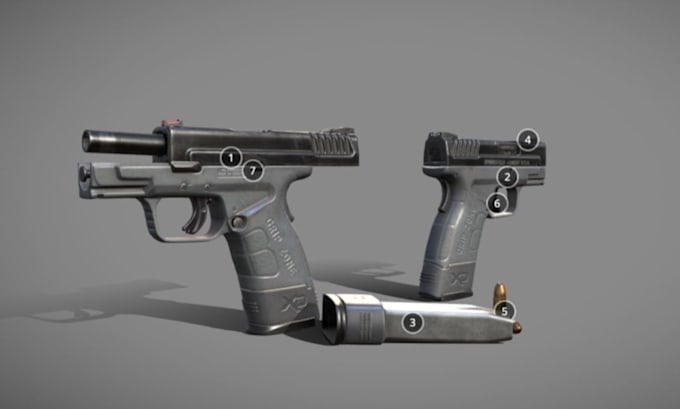 create low poly 3d game props and game ready assets