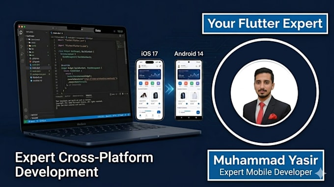 do mobile app development , ios app , android app , flutter