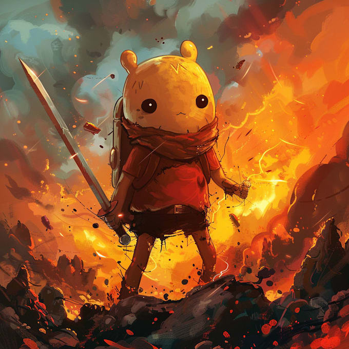 draw you in adventure time style