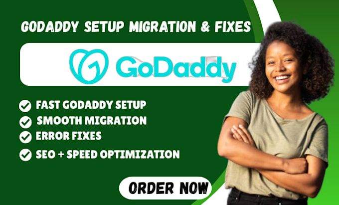 setup migrate your site to any website fix godaddy website issues godaddy expert
